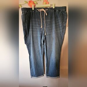 NWT NYDJ Jogger Ankle Jeans Plus Size 26W